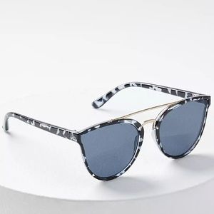 Loft metal bar cat eye sunglasses nwt blue